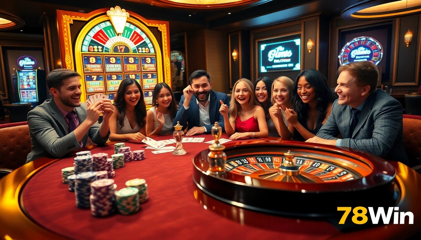 Experience thrilling gameplay at 78Win with dynamic casino tables and engaging players.