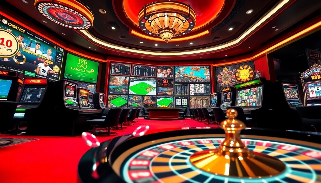 Experience gaming thrills at Nhà cái lu88 with engaging casino tables and vibrant online betting environments.