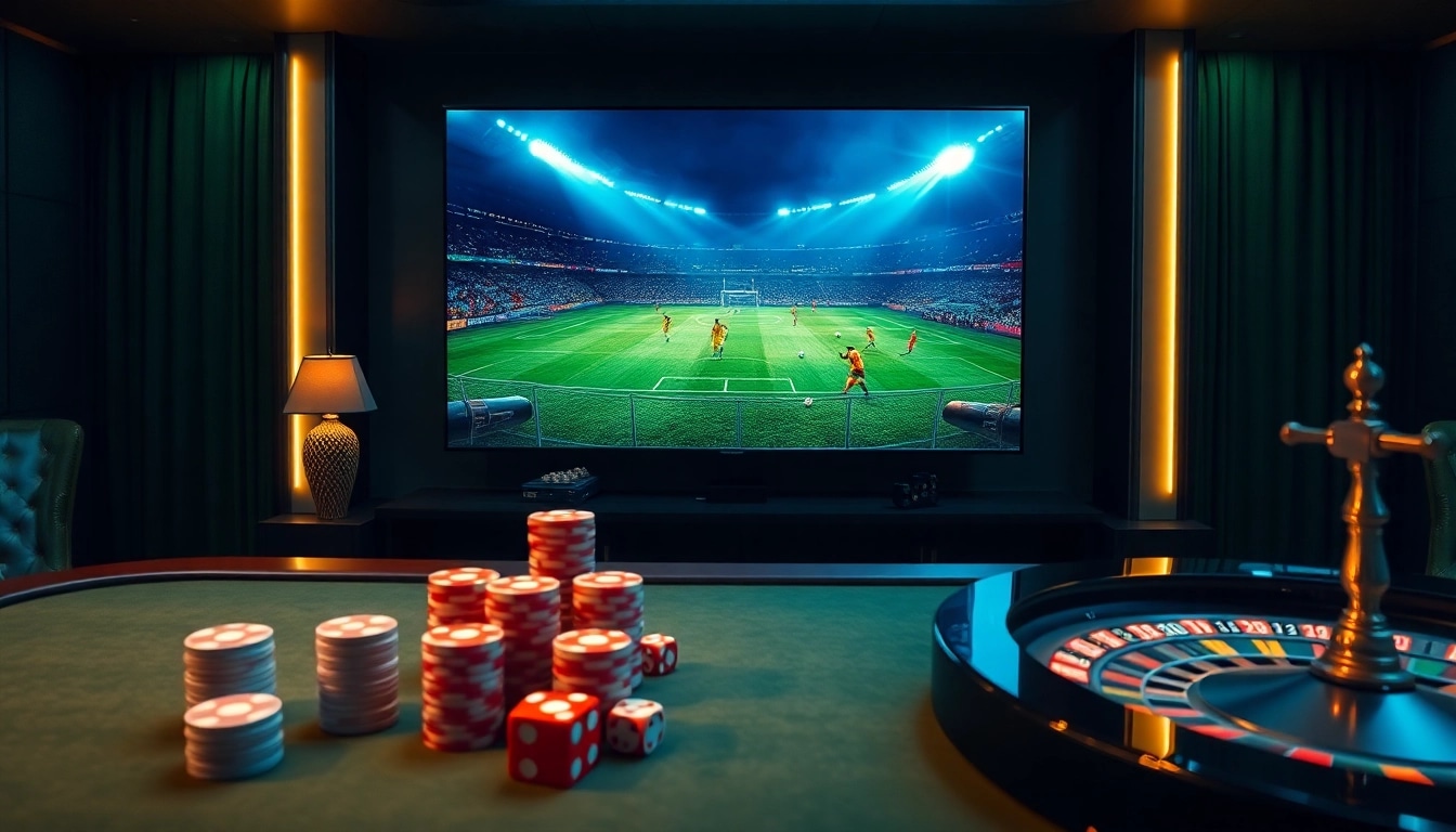 Watch thrilling sports live on https://socolive.mobi/ with luxury casino elements enhancing the excitement.