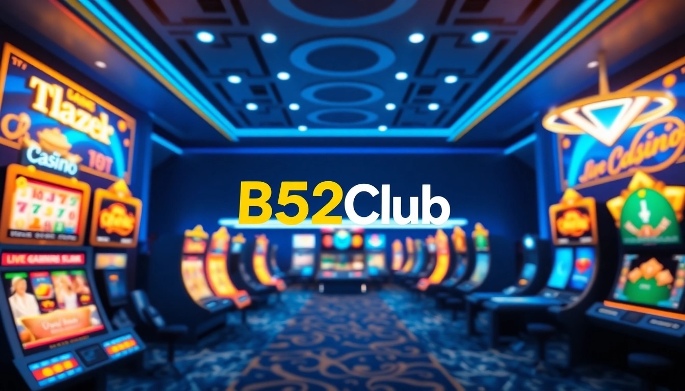 B52Club captivating online gaming interface showcasing diverse betting options.
