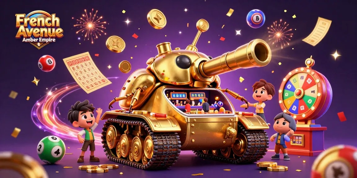 Engage with French Avenue Amber Empire in this vibrant casino environment featuring dynamic elements and thrilling energy.