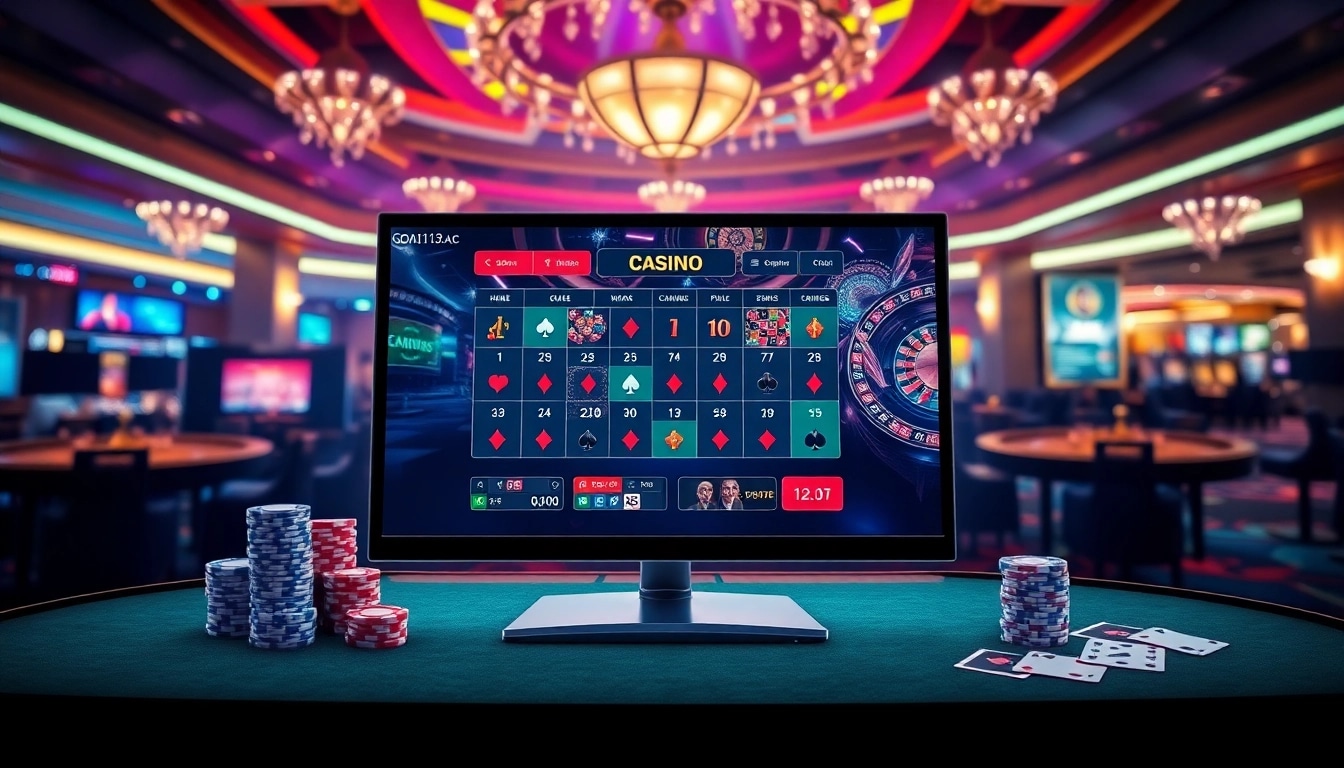 Experience thrilling online gaming at https://goal123.ac/ with vibrant casino elements and luxurious visuals.