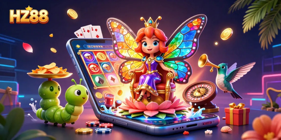 Experience the vibrant casino world of HZ88 with colorful games, stunning graphics, and dynamic action.