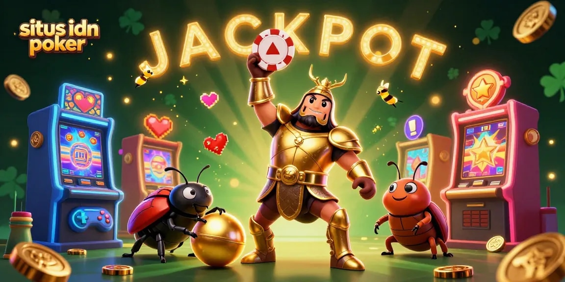 Mainkan situs idn poker dengan semangat jackpot lewat ilustrasi 3D menarik ini.