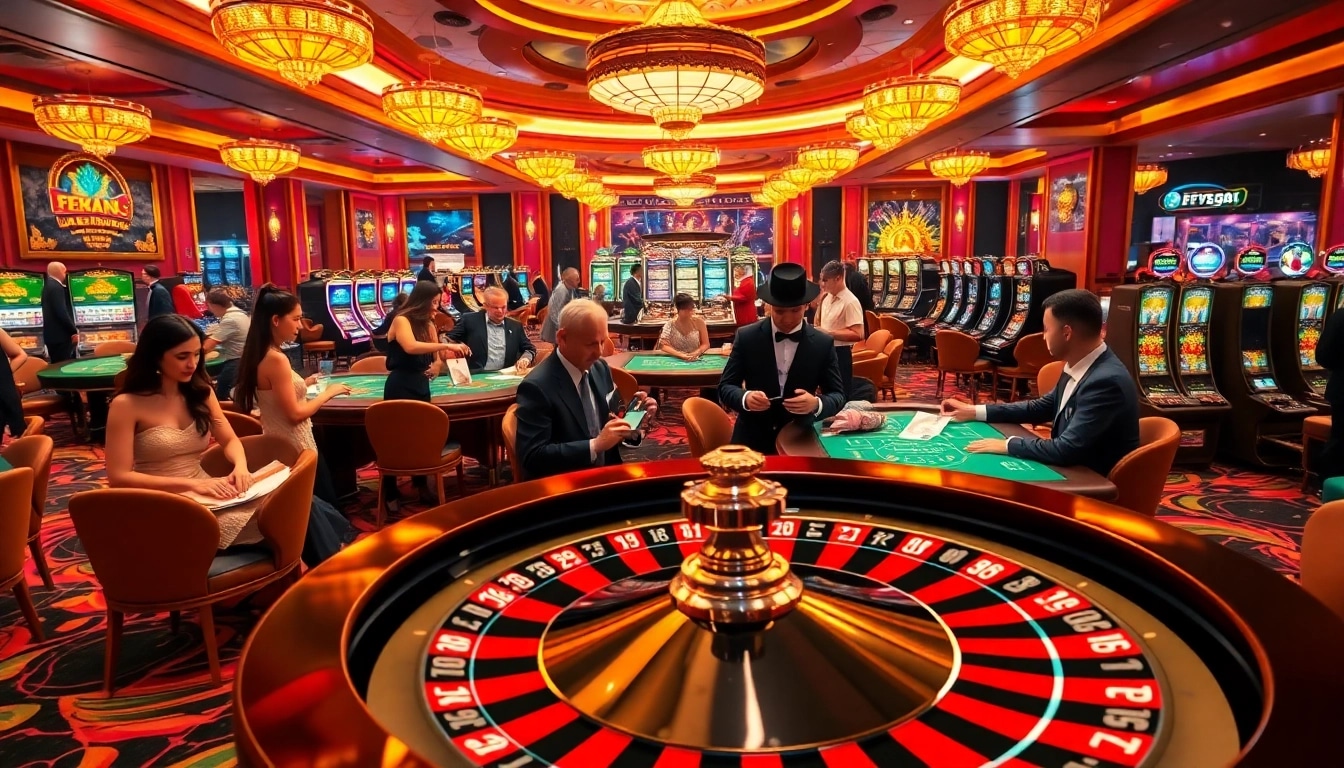 Experience the excitement of gaming at df9996 com, featuring vibrant casino tables and an interactive gambling interface.