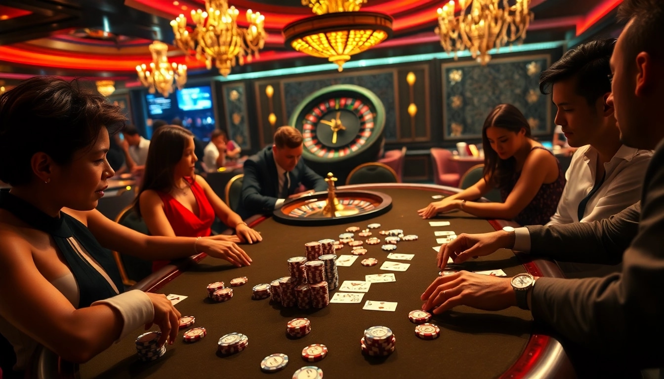 Experience the thrill of high-stakes poker at GAVB79 tonhon, with vibrant gameplay and professional gamblers.