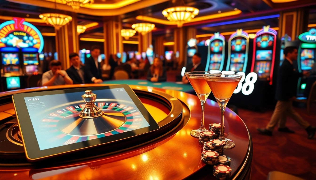 Experience thrilling gameplay at https://tip88.living/ with vibrant casino action, roulette, and slot machines.