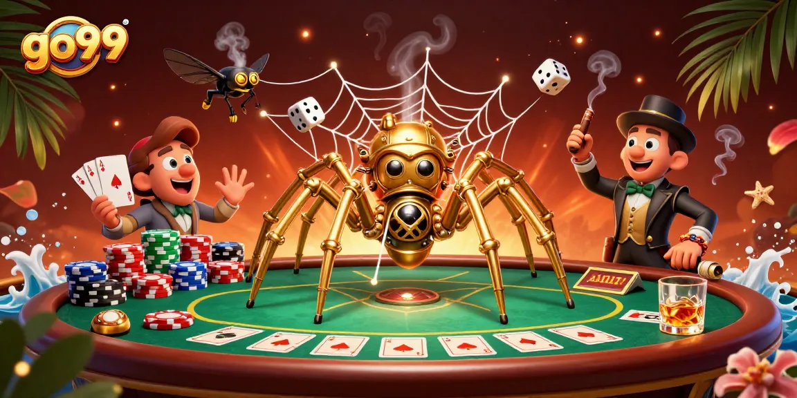 Engage in thrilling gameplay at go99 as the golden spider weaves a web of excitement!