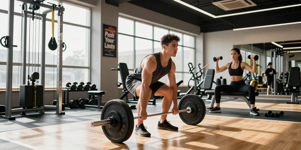 Prime Pharma Steroiden in action at a modern gym with athletes training hard.