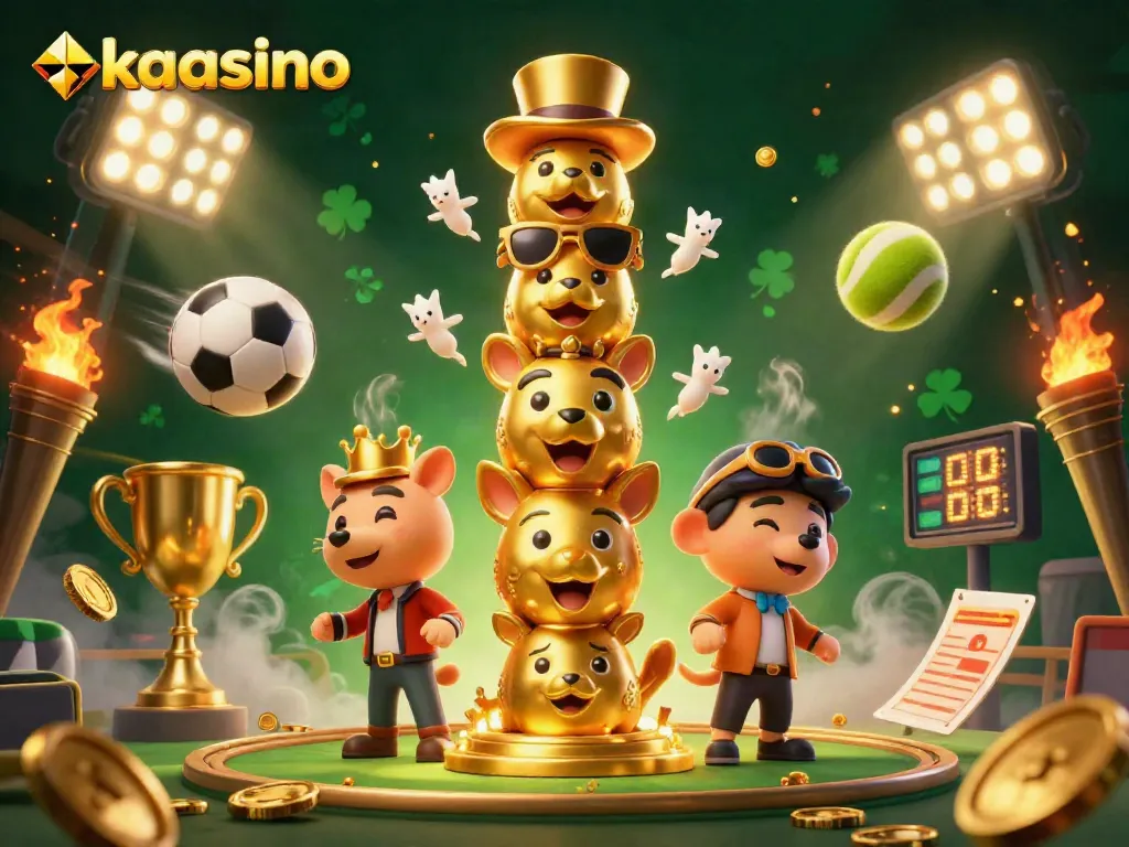 Kaasino offers an exciting dynamic gaming experience with vibrant casino elements and characters.