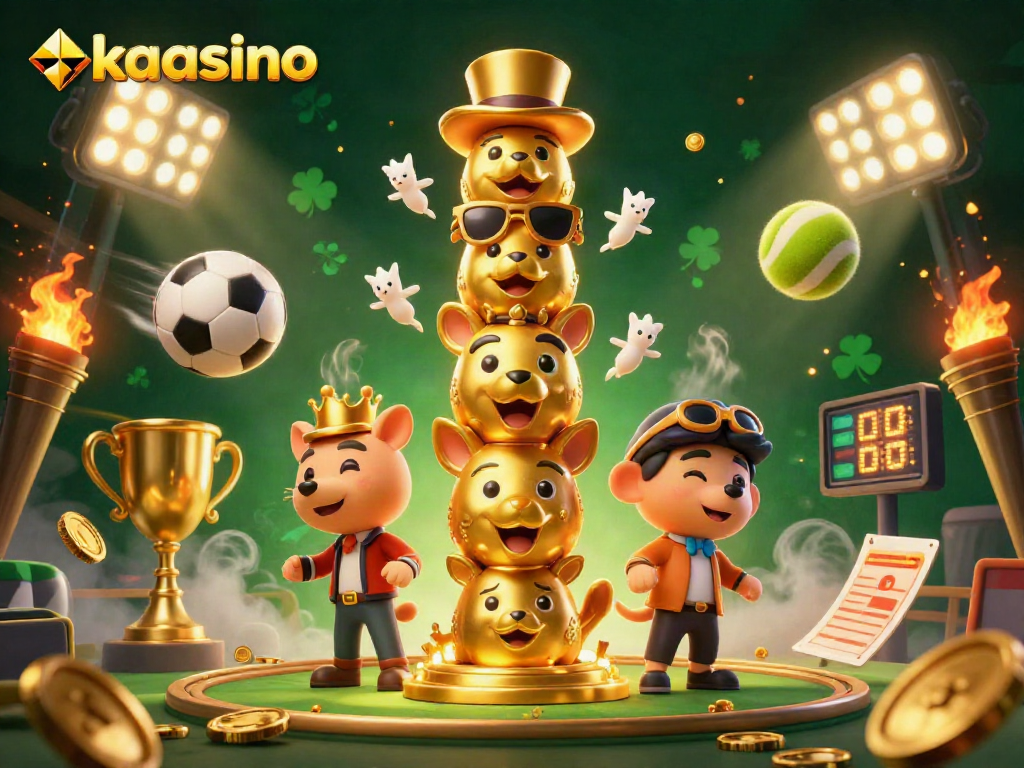 Kaasino offers an exciting dynamic gaming experience with vibrant casino elements and characters.