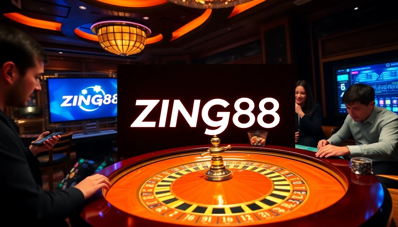 Experience luxury gambling at Zing88 with vibrant casino tables, exciting gameplay, and elite ambiance.