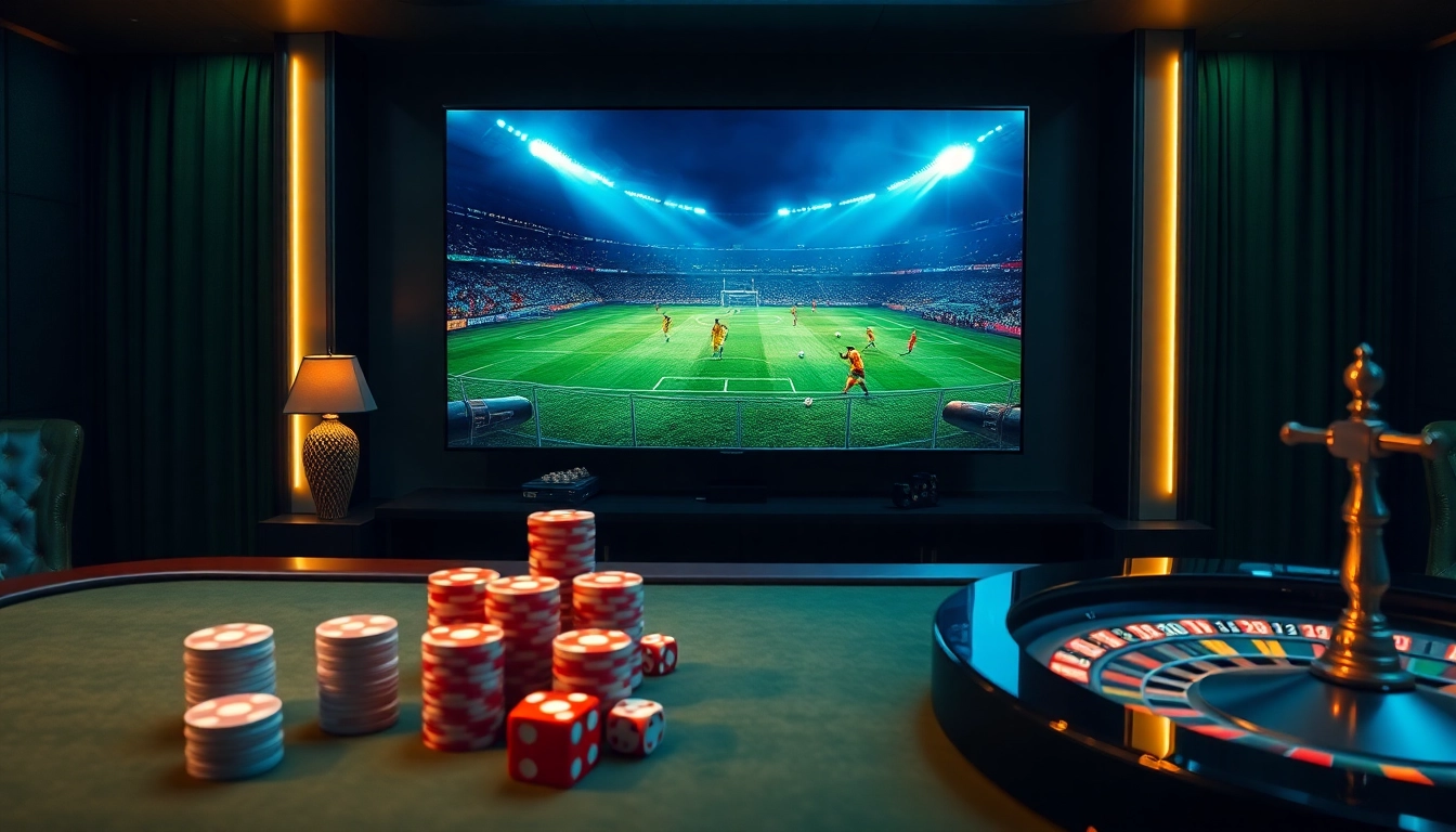 Watch thrilling sports live on https://socolive.mobi/ with luxury casino elements enhancing the excitement.