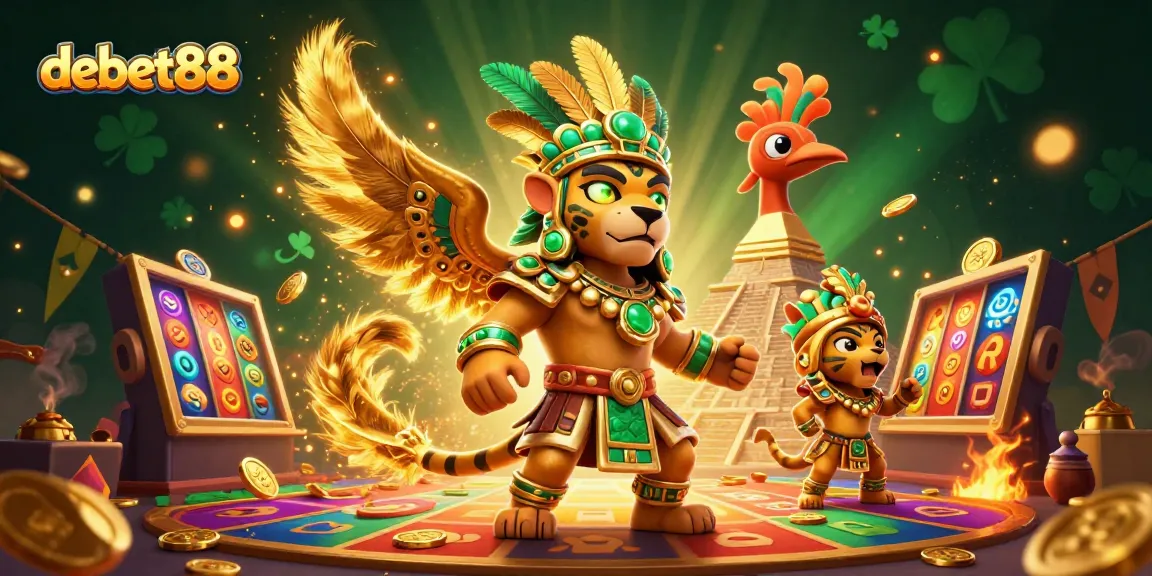 Bet on exciting slots with debet88 featuring lively 3D characters and dazzling casino elements