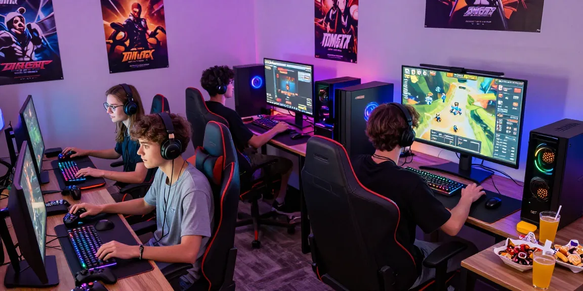 Gamer scene showcasing rokok88 daftar gaming community with intense multiplayer action and vibrant atmosphere.