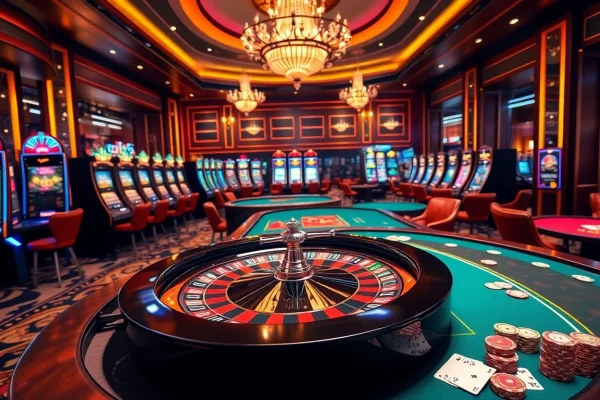 Experience thrilling gambling action at https://debet.fast/ with vibrant slot machines and luxury casino elements.