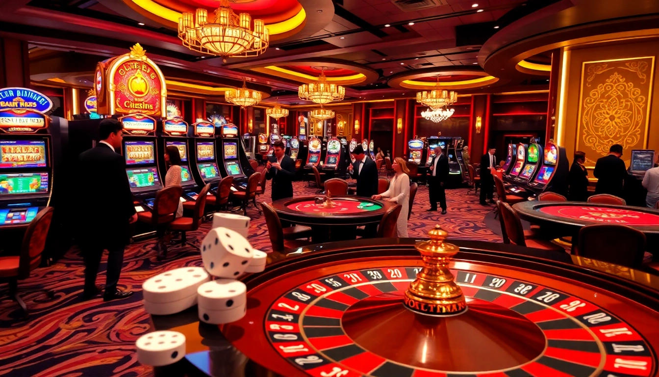 Excited gamblers enjoying the options at NK88 casino while engaging with games and offers.