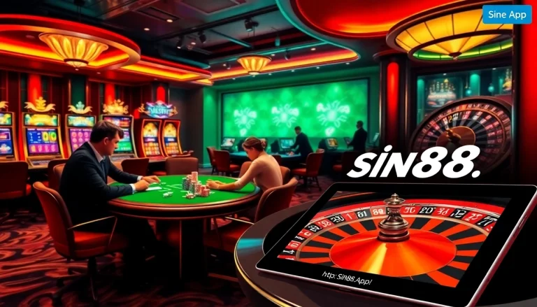 Experience the thrill of gambling at https://sin88.app/ with vibrant casino action and professional gameplay.
