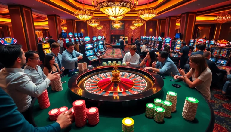 Experience thrilling gameplay and excitement at 777X win casino with vibrant scenes of players enjoying roulette and slots.