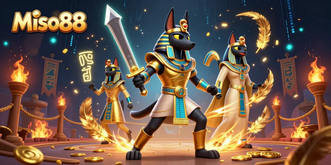 Miso88 players spin and win with vibrant Egyptian-themed graphics and dynamic betting elements