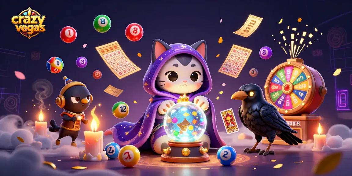 Experience thrilling gameplay at crazyvegas with colorful lottery balls, spinning prizes, and enchanting characters.